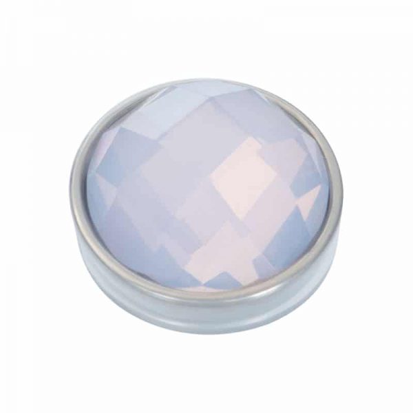 Facet opal 7mm top part  zilver - iXXXi