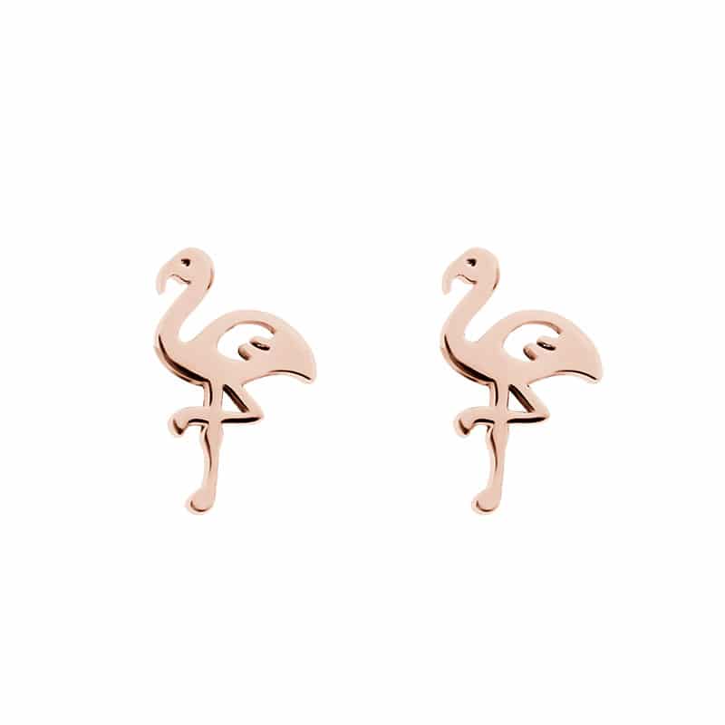 Flamingo oorbellen rosé - iXXXi